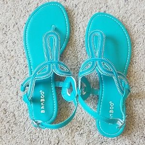 Blue Sandals
